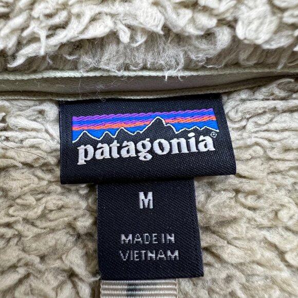 Patagonia Womens Los Gatos Fleece Quarter-Zip Pullover Jacket Tan Size Medium - Picture 8 of 12